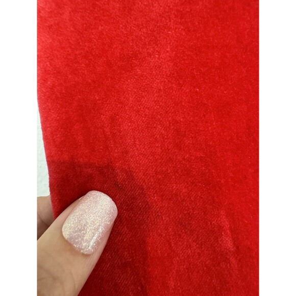 Apostrophe Women's Red Velvet Blazer Pockets Chic Girly Career 2 *Stain - Picture 6 of 14